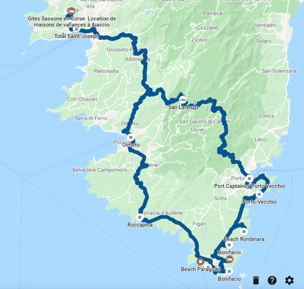 327km mapa dňa