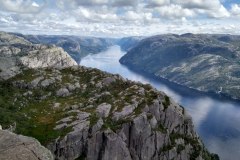 Lysebotnfjord z Preikestolenu